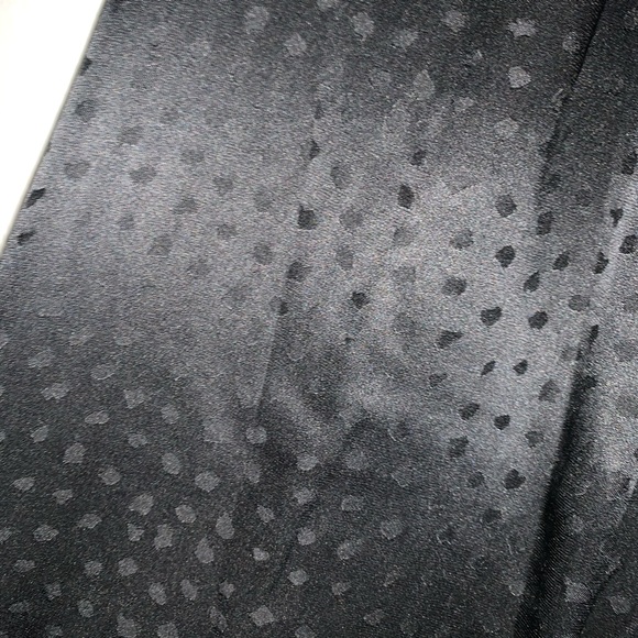 WHBM Black Strapless 💯% Silk Confetti Dot Dress - Picture 5 of 15